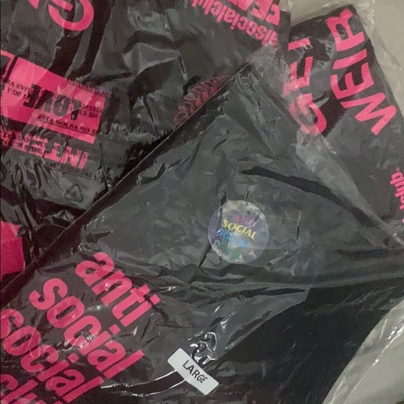 Anti social social club x undefeated size large - Picture 3 of 3